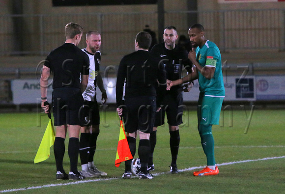 31 January 2024. Dartford v Sevenoaks Town in the Kent Senior Cup. Dartford win 3:2.