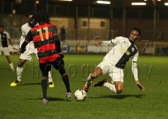 6 February 2024. Dartford v Queens Park Rangers Development in the 2nd Round of the London Senior Cup.