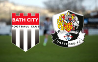 10 February 2024. Bath City 1 (Cooke 9') Dartford 0.