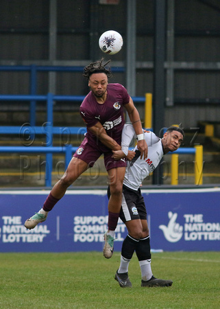 17 February 2024. Dover 1 (Oladipo 75') Dartford 2 (Ollie Box 35', Luke Coulson (P) 83')