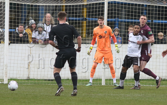 17 February 2024. Dover 1 (Oladipo 75') Dartford 2 (Ollie Box 35', Luke Coulson (P) 83')