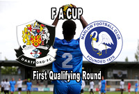 31 August 2024. FA Cup First Qualifying Round - Dartford 6 (Eddie Dsane 42', Ollie Box 45+2', 49', Ben Allen 69', 75', Callum Jones 87'). Marlow FC 2 (Kareem Akinnibi 64'(p), Brandon Curtis 71').