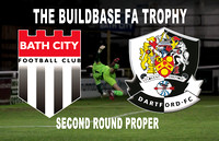 Dartford win 5:3 on penalties after a tough 0:0 draw against Bath City in the Buildbase FA Trophy Second Round Proper at Twerton Park.