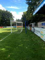 Room behind the goals. Hampton & Richmond Borough v Dartford