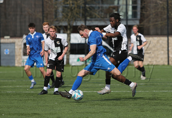20 March 2024. Dartford 2 Eastleigh 1 in the National League U19 Alliance NLFA South Division match at Princes Park.