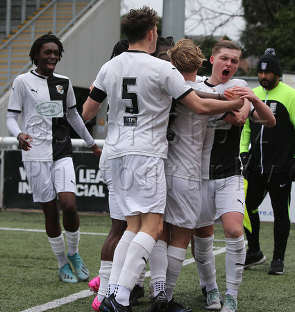 27 March 2024. Maidstone 0 Dartford Whites 2 (2x Louie Adkins) in the National League U19 Alliance NLFA South Division and Dartford Whites are Champions of the league in an unbeatable position.