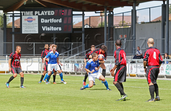 Greenwich Borough FC v Dartford FC pre-season friendly