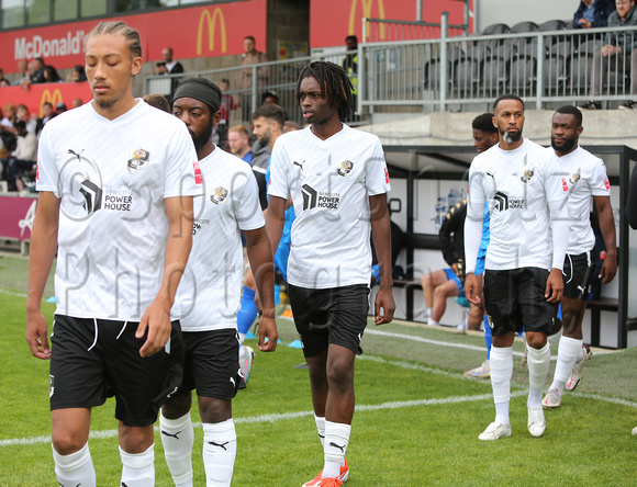 31 August 2024. FA Cup First Qualifying Round - Dartford 6 (Eddie Dsane 42', Ollie Box 45+2', 49', Ben Allen 69', 75', Callum Jones 87'). Marlow FC 2 (Kareem Akinnibi 64'(p), Brandon Curtis 71').