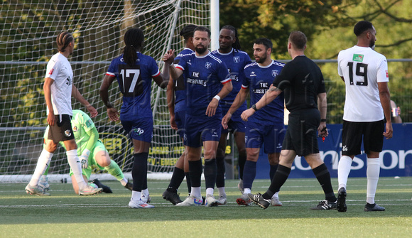 16 July 2024. Ady Pennock's squad play Margate at Hartsdown Park, result 2:2 draw.