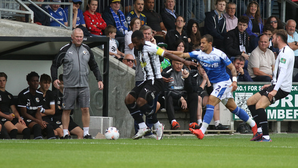 22 July 2023. Pre-season match against Gillingham FC. Gillingham convincing winners, 0:5 on a miserable, wet Saturday afternoon 1pm KO.