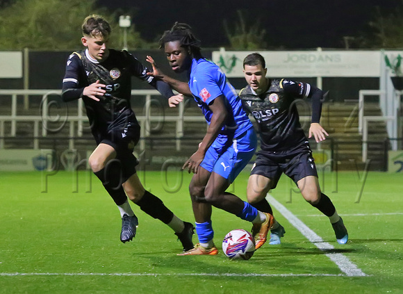 15 October 2024. Bromley 3 (Charlie Paye 9', 13', Emmanuel Deh 37') Dartford 1 (George Whitefield 18') in the Kent Senior Cup