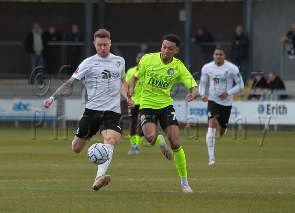 Dartford v Hemel Hempstead Town. 1:1 draw thanks to a 90' goal from Marcus Dinanga.