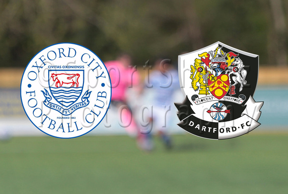 Oxford City v Dartford - Dartford draw 1:1 (Marcus Dinanga 3' (p), Joe Iaciofano 23')