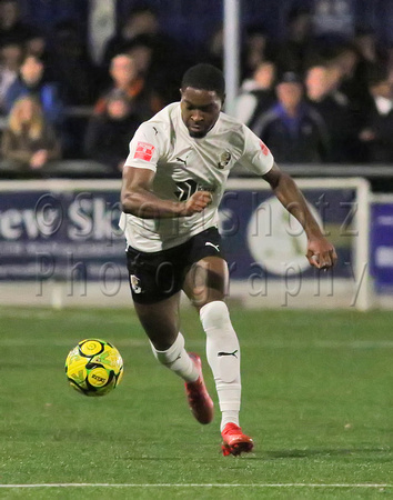 8 October 2024. Billericay Town 4 (Bender 1', Merrifield 37', Emmanuel 81', Johnson 83') Dartford 0