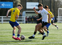 19 March 2025. Dartford Whites 3 Woking 4 in the National League U19 Alliance South Division match at Princes Park.