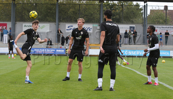 31 August 2024. FA Cup First Qualifying Round - Dartford 6 (Eddie Dsane 42', Ollie Box 45+2', 49', Ben Allen 69', 75', Callum Jones 87'). Marlow FC 2 (Kareem Akinnibi 64'(p), Brandon Curtis 71').