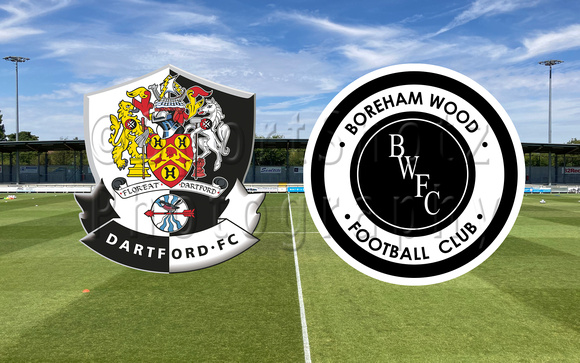 Pre-Season match against Boreham Wood - 2:2 draw for Dartford
