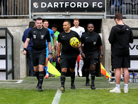 31 August 2024. FA Cup First Qualifying Round - Dartford 6 (Eddie Dsane 42', Ollie Box 45+2', 49', Ben Allen 69', 75', Callum Jones 87'). Marlow FC 2 (Kareem Akinnibi 64'(p), Brandon Curtis 71').