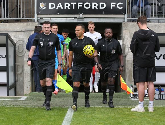 31 August 2024. FA Cup First Qualifying Round - Dartford 6 (Eddie Dsane 42', Ollie Box 45+2', 49', Ben Allen 69', 75', Callum Jones 87'). Marlow FC 2 (Kareem Akinnibi 64'(p), Brandon Curtis 71').