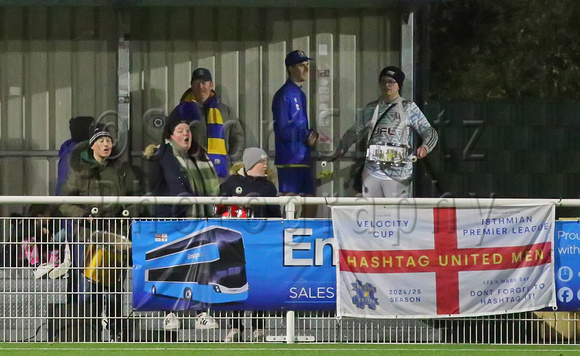 12 November 2024. Hashtag United 3 (Aromolaran 64, Rusoke 72', Olukoga 87') Dartford 3 (Sam Odaudu 37', Denzelle Olopade 75', Ollie Box 89') for a draw at Aveley FC in the Isthmian Premier League.