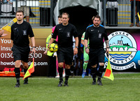 7 September 2024. Dover Athletic 5 (Soares-Junior 25', 82', Wilkinson 27', 50', Baptiste 43') Dartford 1 (Jeremiah Pinder 56').