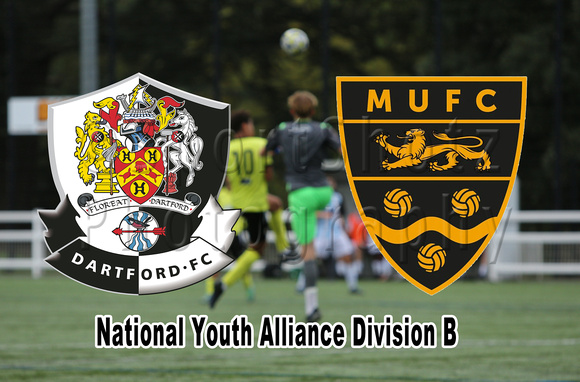 25 September 2024. Dartford Academy U19 Yellows win 2:1 v Maidstone United U19.