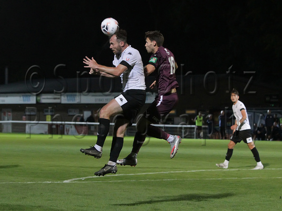 Dover Athletic 1 (Baptiste 45+2'), Dartford 3 (Carruthers 27', Coulson 32', Statham 45')