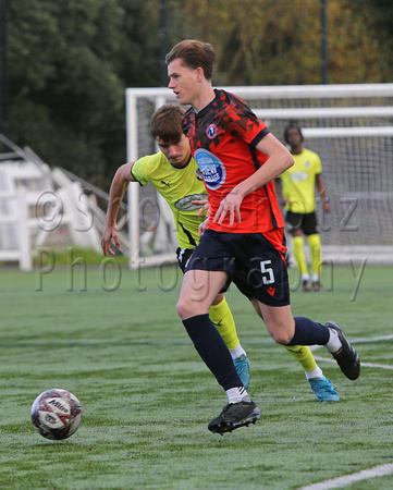 13 November 2024. Dartford Reds 6 Dorking 1 in the National League U19 Alliance Division E match at Princes Park.