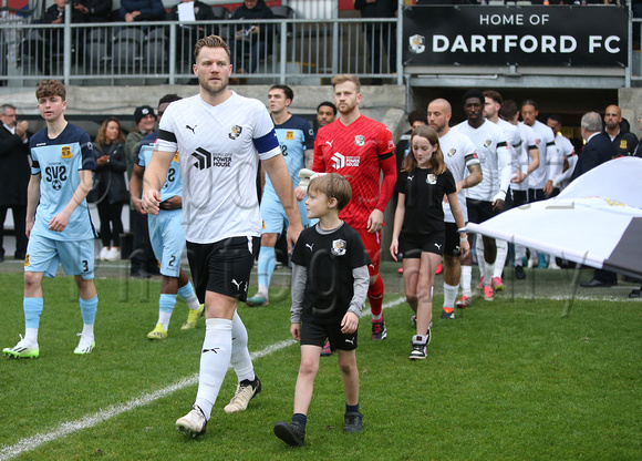 9 November 2024. Dartford  2 (Samir Carruthers 34', George Whitefield 78') v Cheshunt 1 (Tommy Wood 62').