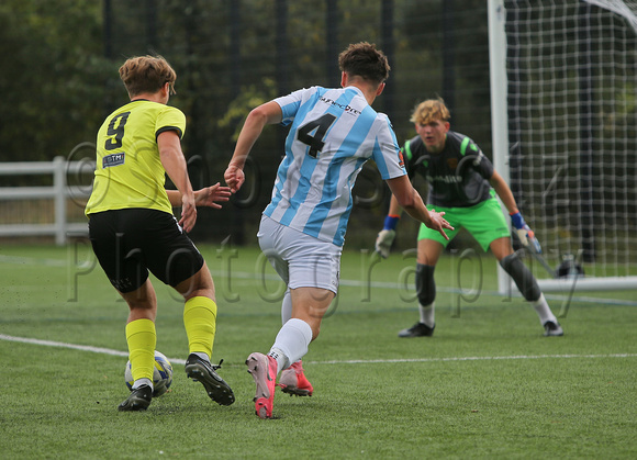 25 September 2024. Dartford Academy U19 Yellows win 2:1 v Maidstone United U19.