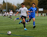 13 November 2024. Dartford Yellows 0, Tonbridge Angels 2 in the National League U19 Alliance Division B match at Princes Park.