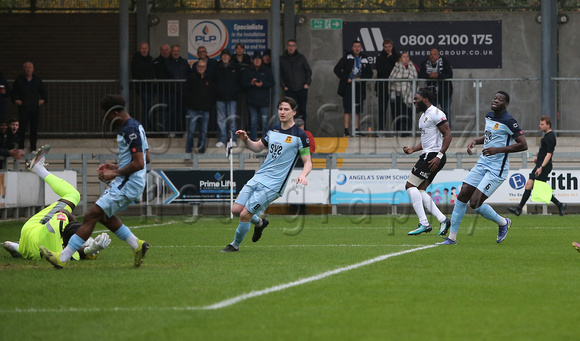 9 November 2024. Dartford  2 (Samir Carruthers 34', George Whitefield 78') v Cheshunt 1 (Tommy Wood 62').