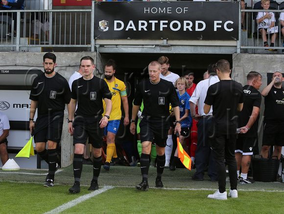 17 August 2024. Dartford hosted Canvey Island and win 2;0 (Sam Odaudu 62', Tyler Christian-Law 82') for the first home win of the season.