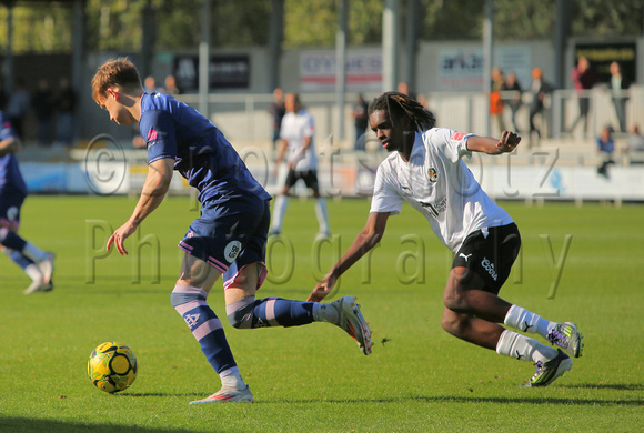 5 October 2024. Dartford 0 Dulwich Hamlet 1 (Luke Wanadio 53') to knock the Darts out of the Isuzu FA Trophy.