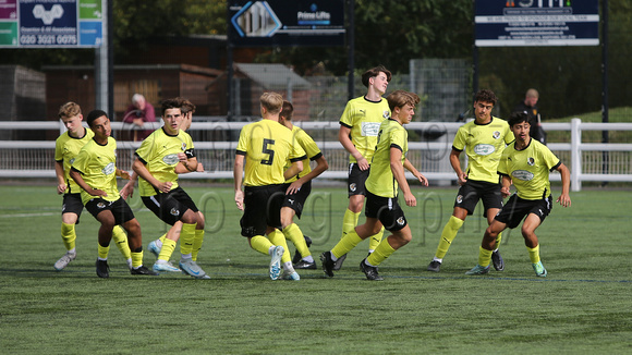 25 September 2024. Dartford Academy U19 Yellows win 2:1 v Maidstone United U19.