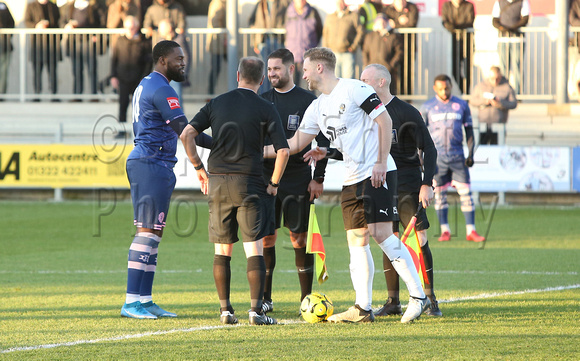 14 December 2024. Dartford 2 (Callum Jones 22', Olly Box 73') Dulwich Hamlet 2 (Luke Wanadio 45+3, Ralfi Hand 62')