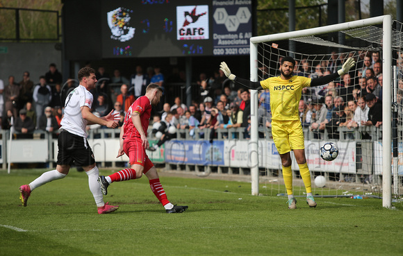 Dartford 1 (George Whitefield 66'), Carshalton Athletic 4 (Kola Salami 11', Brian Ifeanyi 45', Nabeel Ghannam 82', 90')