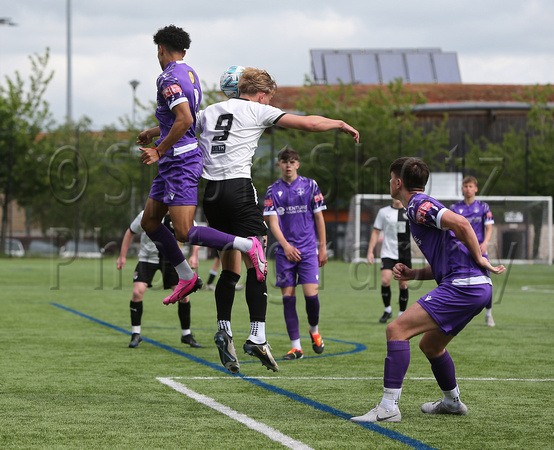 15 May 2024. Dartford Whites win 3 (Ashton Day, J. Kpaka, George Whitefield) Giseley 1 in the National Youth Alliance Champions of Champions Semi Final.