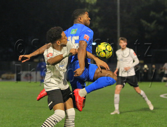 26 November 2024. Chichester City 2 (Pritchard 64, Bello 78') Dartford 2 (Ollie Box 9', Pashley (OG) 26').