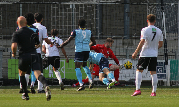 21 September 2024. Dartford 1 (Callum Jones 90') Bowers & Pitsea 2 (Alfie Evans 4', 26')