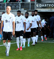 14 September 2024. FA Cup Second Qualifying Round - Dartford 2 (Callum Jones 6', Eddie Dsane 41') Leatherhead 0.