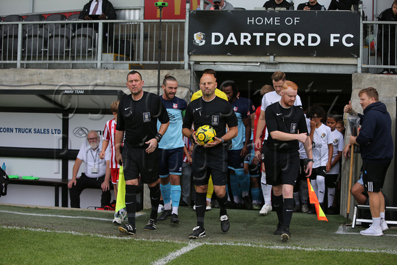 21 September 2024. Dartford 1 (Callum Jones 90') Bowers & Pitsea 2 (Alfie Evans 4', 26')