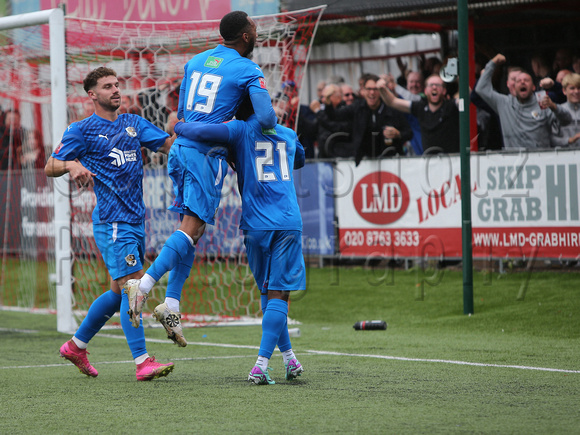 24 August 2024. Carshalton Athletic 0 Dartford 1 (Eddie D'Sane 18') for a good 3 points for The Darts.