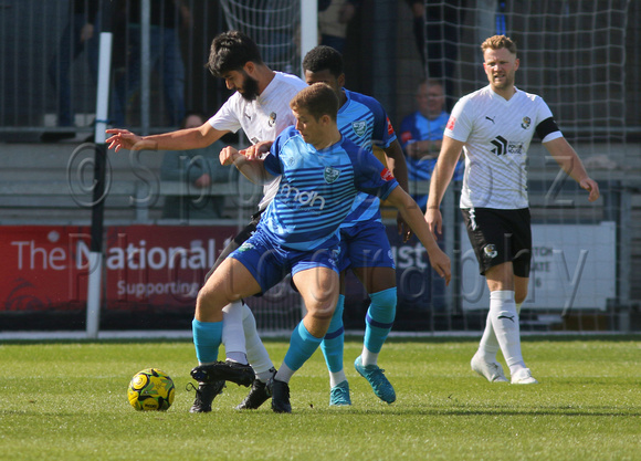 14 September 2024. FA Cup Second Qualifying Round - Dartford 2 (Callum Jones 6', Eddie Dsane 41') Leatherhead 0.