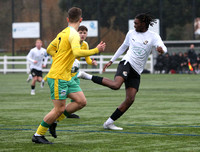 11 December 2024. Dartford Whites 2, Dover Athletic 3 in the National League Academy Cup First Round match at Princes Park.