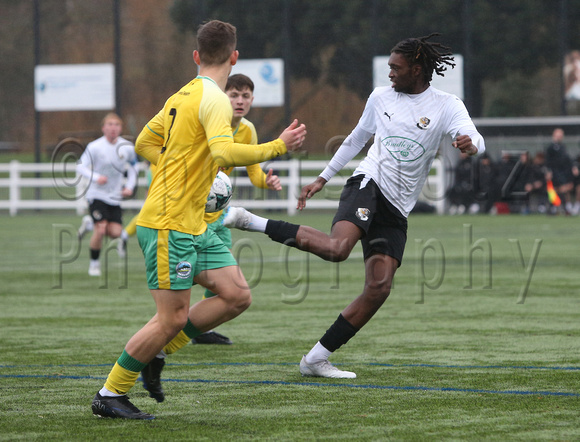 11 December 2024. Dartford Whites 2, Dover Athletic 3 in the National League Academy Cup First Round match at Princes Park.