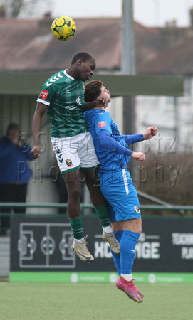 15 February 2025. Hendon FC 2 (Krokhin 41', Sery 55') Dartford 3 (Denzelle Olopade 50', Hayden Bullas 53', Samir Carruthers 57 (P))The result keeps Dartford at #1 in the Isthmian Premier League rankin