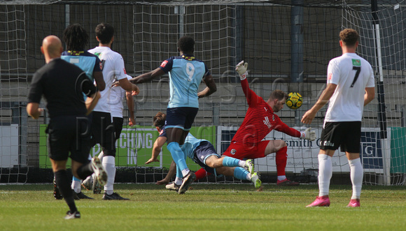 21 September 2024. Dartford 1 (Callum Jones 90') Bowers & Pitsea 2 (Alfie Evans 4', 26')